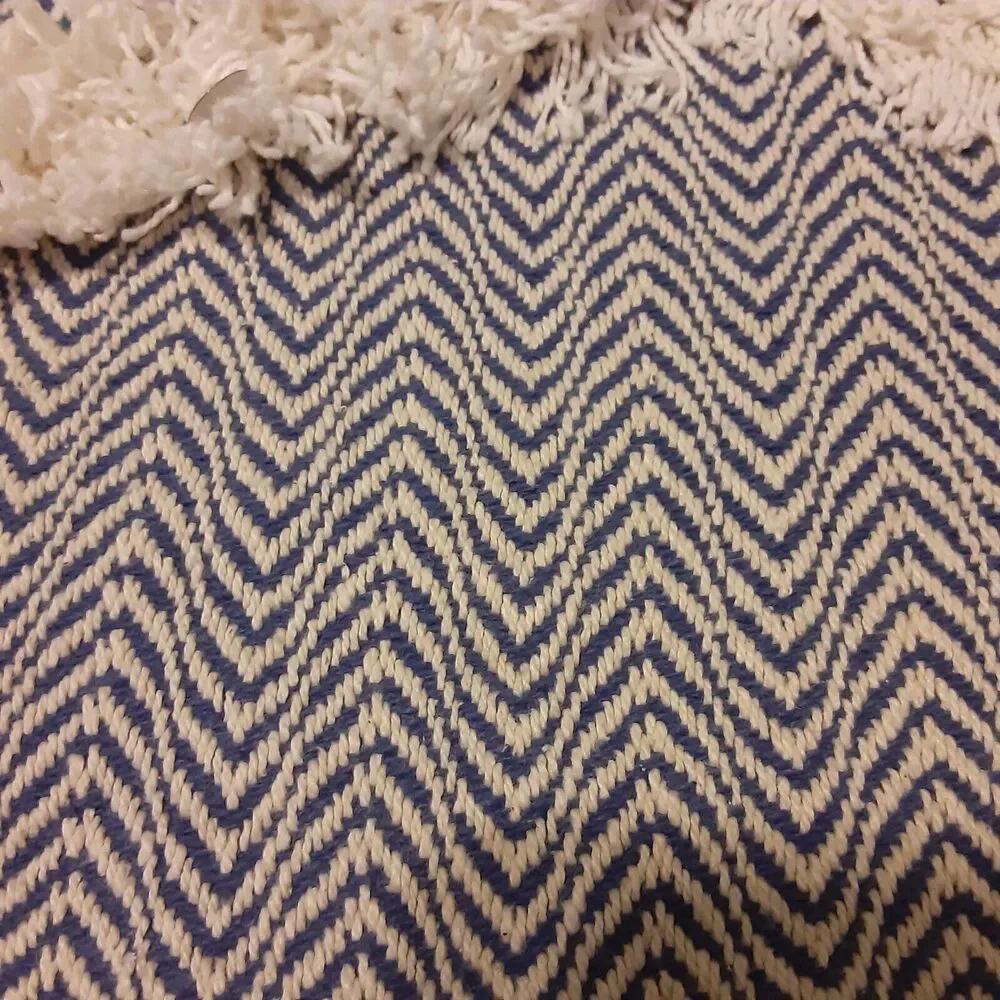 Safavieh Woven Tasseled Embellished Chevron Luella Throw NOTE